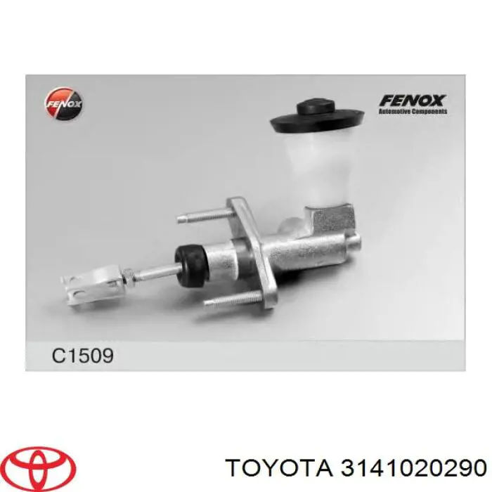 Cylinder sprzęgła główny Toyota 3141012120 cena, od 84,57 USD