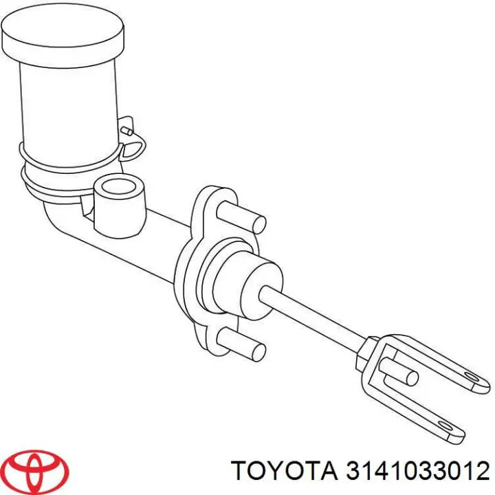 Cylinder sprzęgła główny Toyota 3141033012 cena, od 46,73 USD