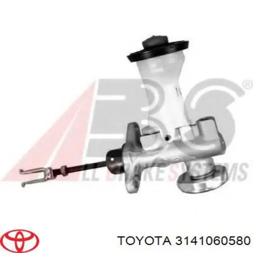 Cylinder sprzęgła główny 3141060580 Toyota