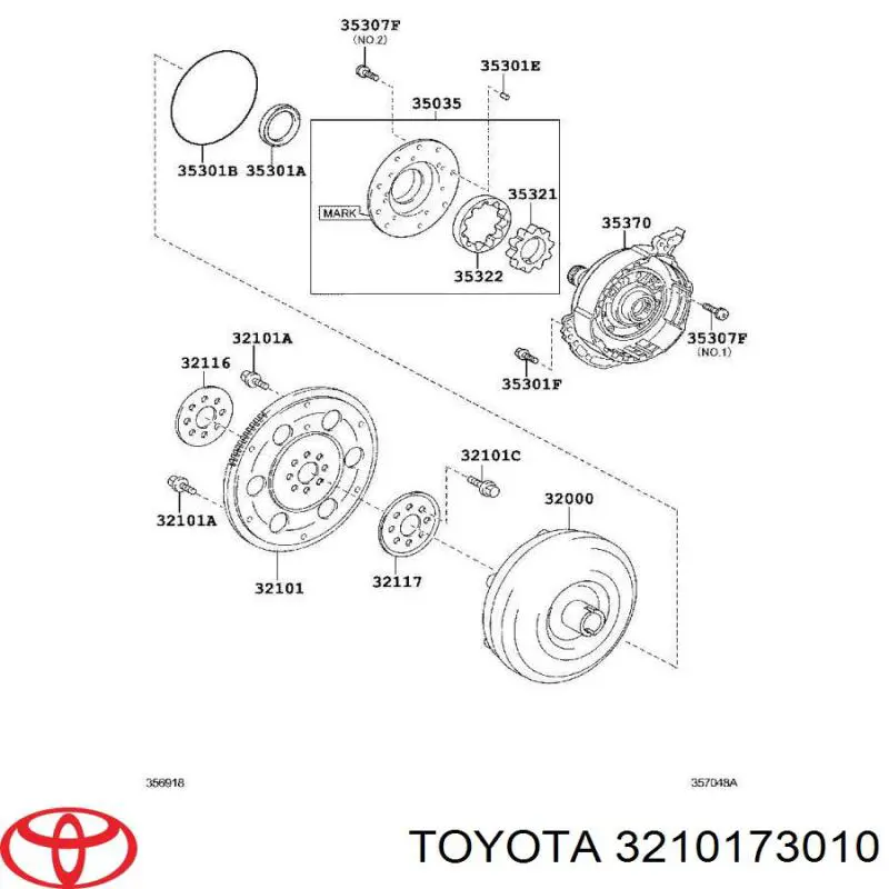 Koło zamachowe silnika do Toyota Camry VII V50