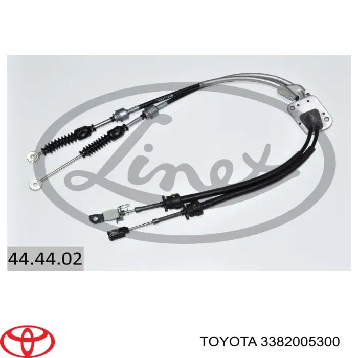 3382005300 Toyota Linka dźwigni zmiany biegów podwójna