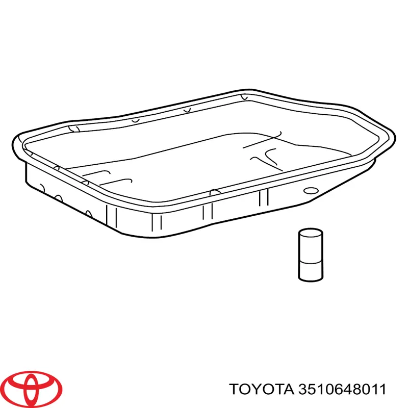 Miska automatycznej skrzyni biegów Toyota 3510648011 cena, od 85,53 USD