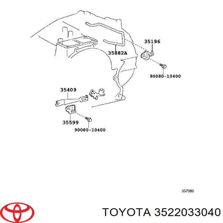 Solenoid automatycznej skrzyni biegów Toyota RAV4 4 (A4)