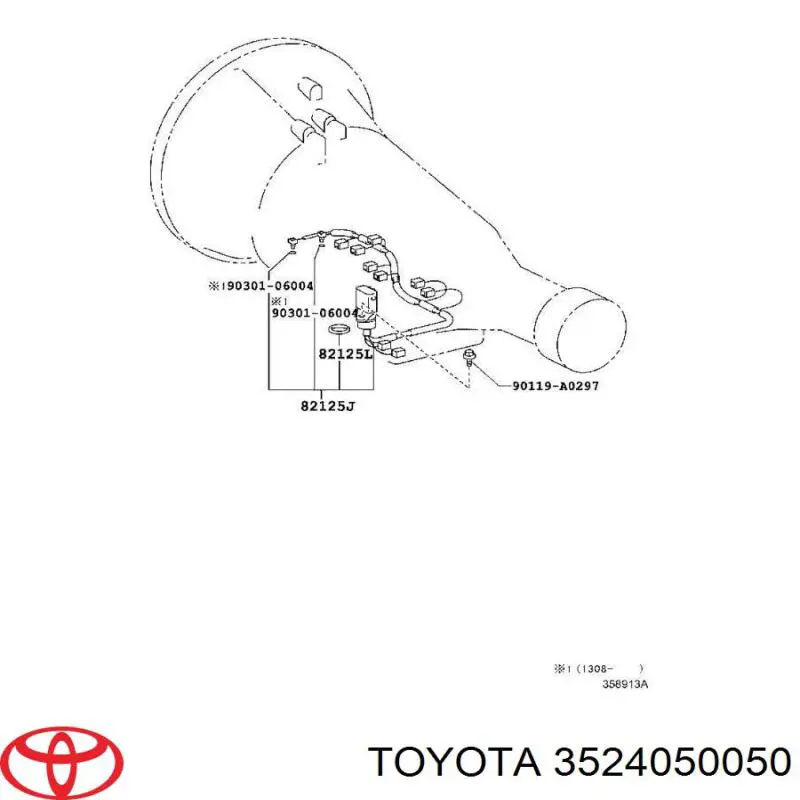 Solenoid automatycznej skrzyni biegów Toyota 3524050050 cena, od 202,07 USD