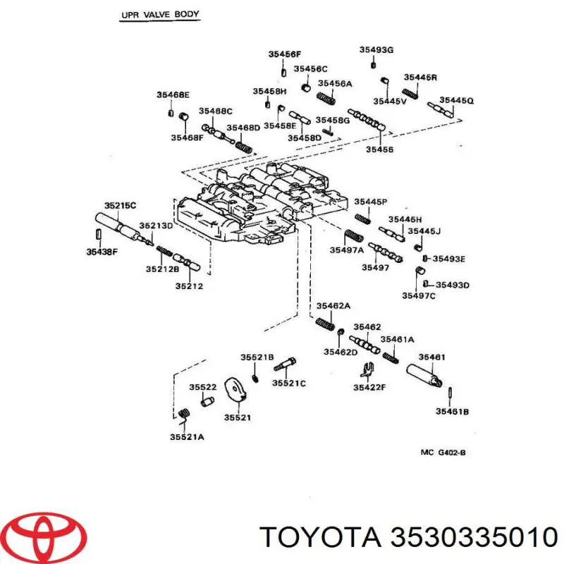 Filtr automatycznej skrzyni biegów do Toyota 4 Runner  N130