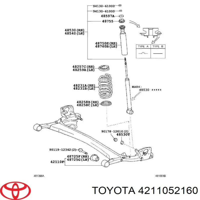 Korpus osi tylnej Toyota Yaris VERSO minivan (NCP2) (1999 - 2005) cena, od 4211,92 USD