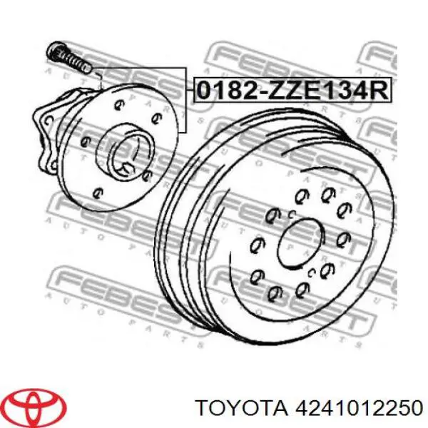4241012250 Toyota Piasta tylna