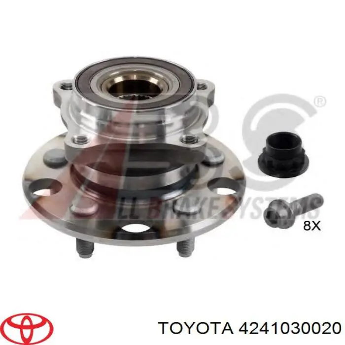 4241030020 Toyota piasta tylna