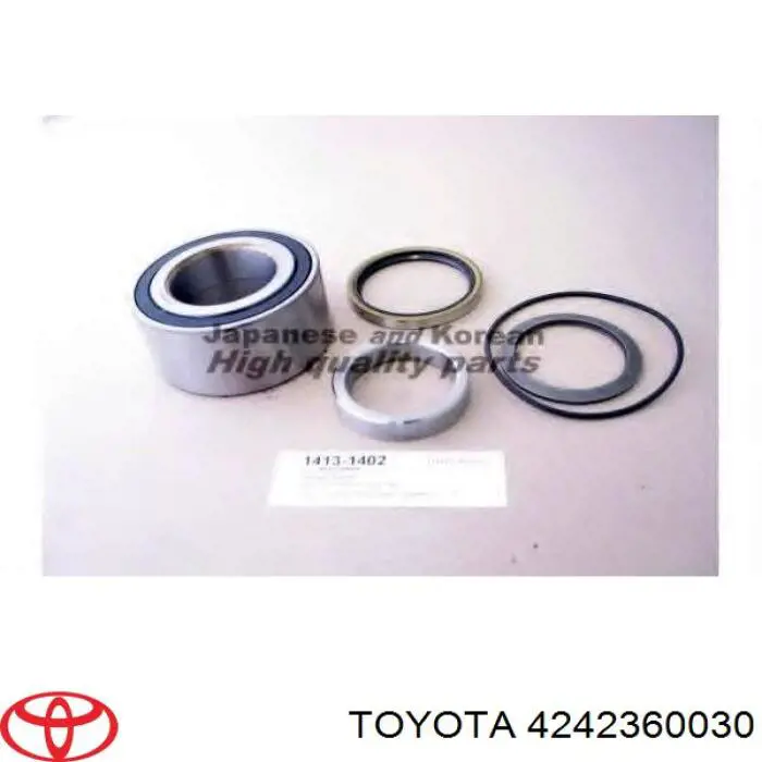 Do koszyka 4242360030 Toyota Pierścień zabezpieczający łożysko tylnej półosi