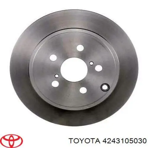 Do koszyka 4243105030 Toyota Tarcza hamulcowa tylna