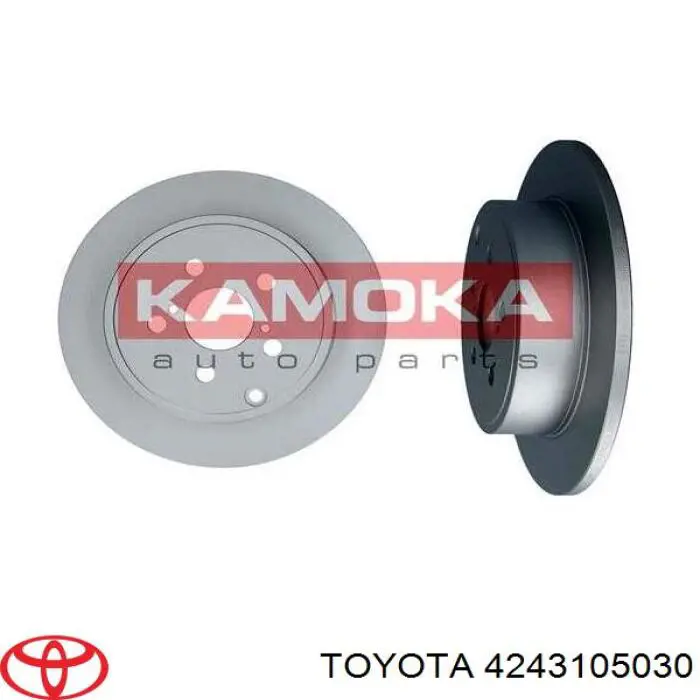 Tarcza hamulcowa tylna Toyota 4243105030 cena, od 38,81 USD