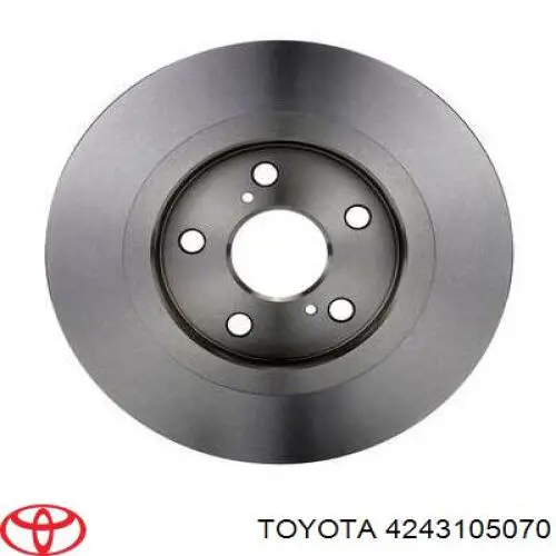 Tarcza hamulcowa tylna Toyota 4243105070 cena, od 37,44 USD