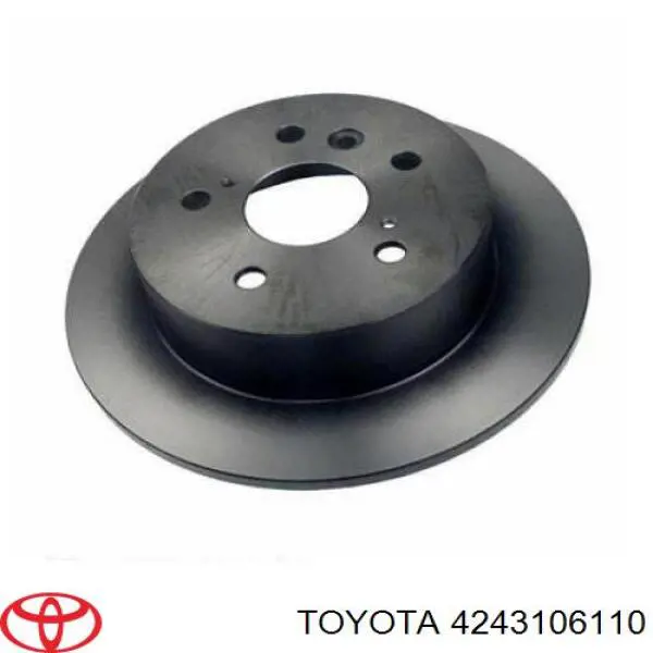 Do koszyka 4243106110 Toyota Tarcza hamulcowa tylna