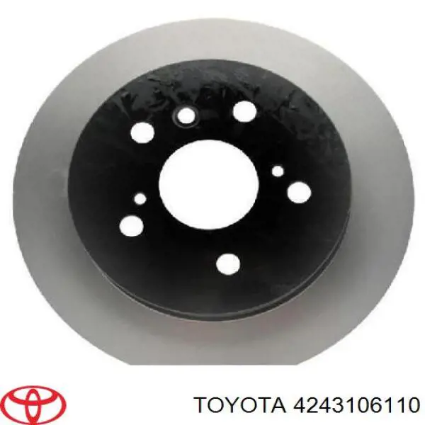 Tarcza hamulcowa tylna Toyota 4243106110 cena, od 61,70 USD