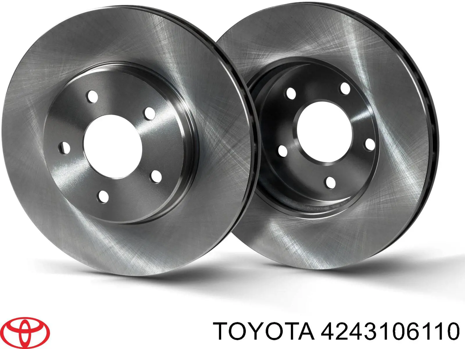 Tarcza hamulcowa tylna Toyota 4243106110 cena, od 61,70 USD