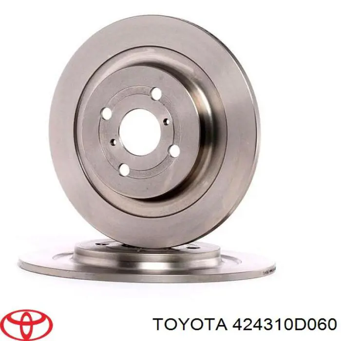 Tarcza hamulcowa tylna Toyota 424310D060 cena, od 35,44 USD
