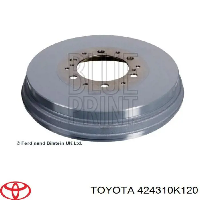 424310K120 Toyota Bęben hamulcowy tylny