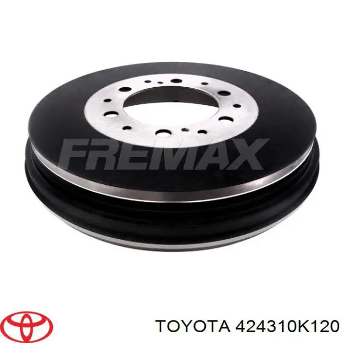 Bęben hamulcowy tylny Toyota 424310K120 cena, od 88,83 USD