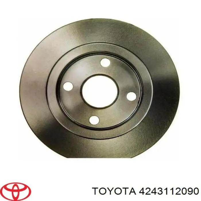 Do koszyka 4243112090 Toyota Tarcza hamulcowa tylna