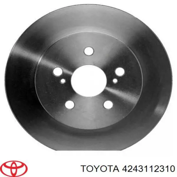 Tarcza hamulcowa tylna Toyota 4243112310 cena, od 36,53 USD