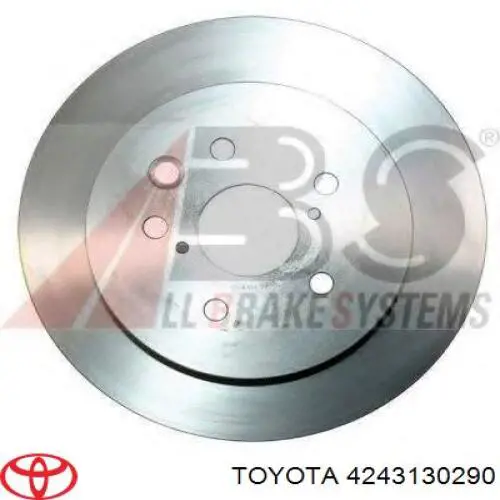 4243130290 Toyota Tarcza hamulcowa tylna