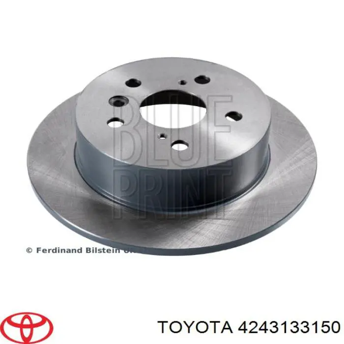 Do koszyka 4243133150 Toyota Tarcza hamulcowa tylna