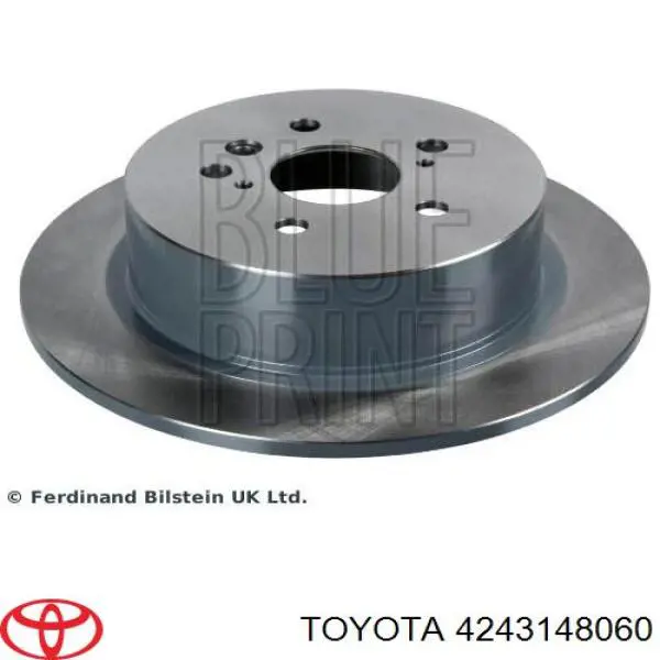 Tarcza hamulcowa tylna 4243148060 Toyota