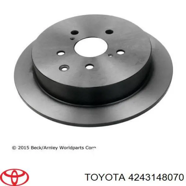 Tarcza hamulcowa tylna Toyota 4243148070 cena, od 51,99 USD
