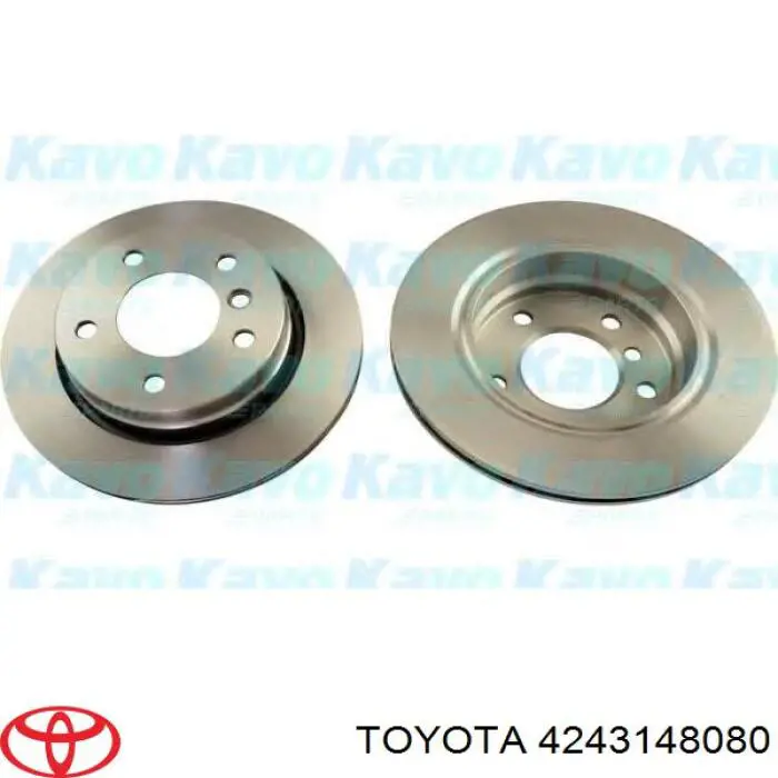 Tarcza hamulcowa tylna 4243148080 Toyota