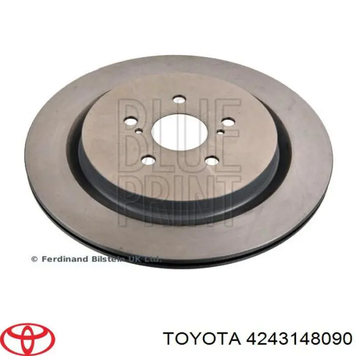 4243148090 Toyota Tarcza hamulcowa tylna