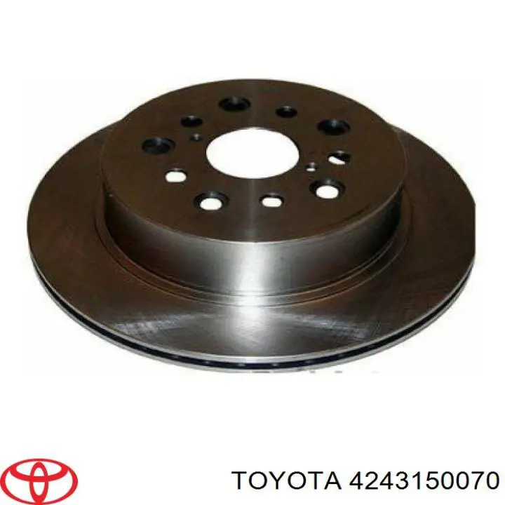 Do koszyka 4243150070 Toyota Tarcza hamulcowa tylna
