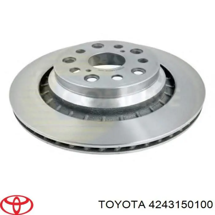 Do koszyka 4243150100 Toyota Tarcza hamulcowa tylna