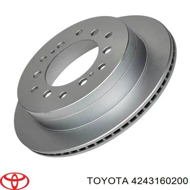 Tarcza hamulcowa tylna Toyota 4243160200 cena, od 48,25 USD