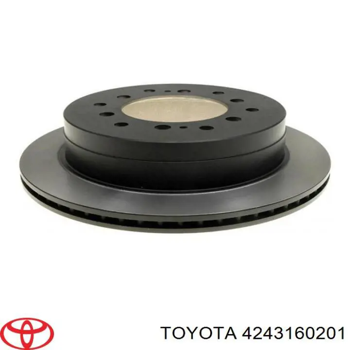 Do koszyka 4243160201 Toyota Tarcza hamulcowa tylna