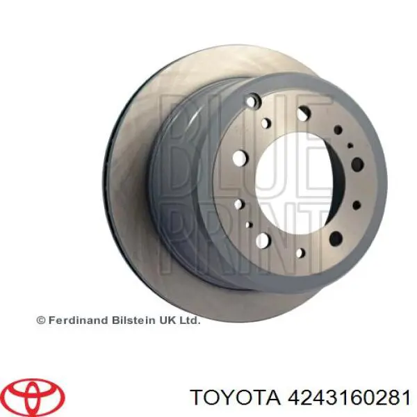 Tarcza hamulcowa tylna Toyota 4243160281 cena, od 80,19 USD