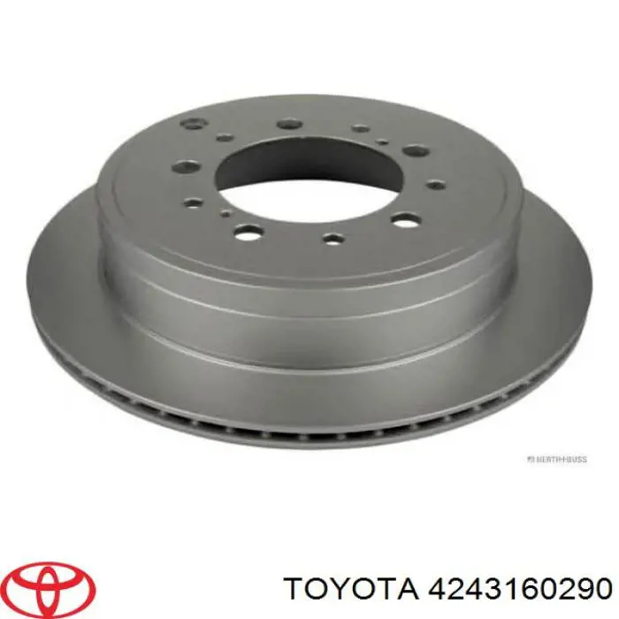 Tarcza hamulcowa tylna Toyota 4243160290 cena, od 70,97 USD