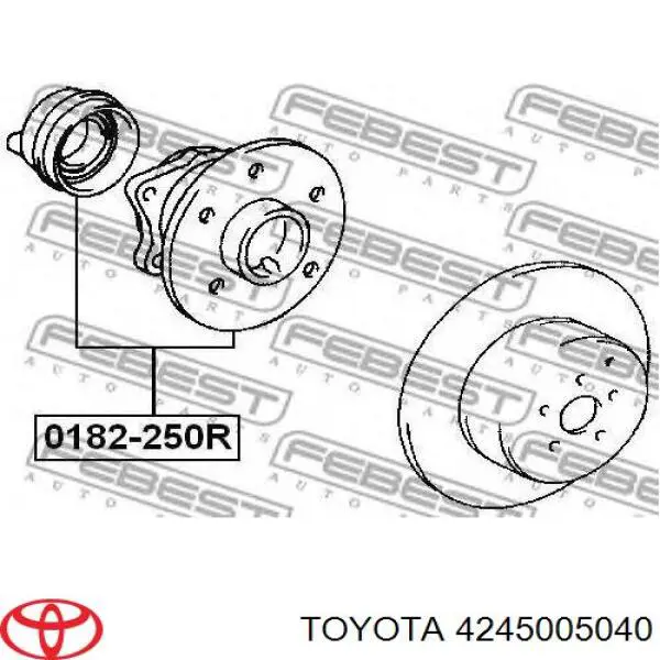 Piasta tylna Toyota 4245005040 cena, od 88,87 USD