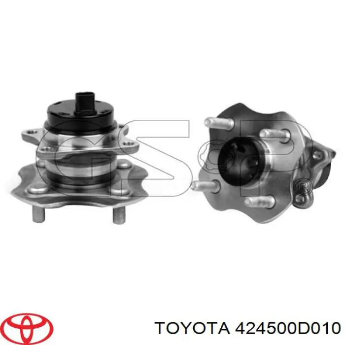 Do koszyka 424500D010 Toyota Piasta tylna