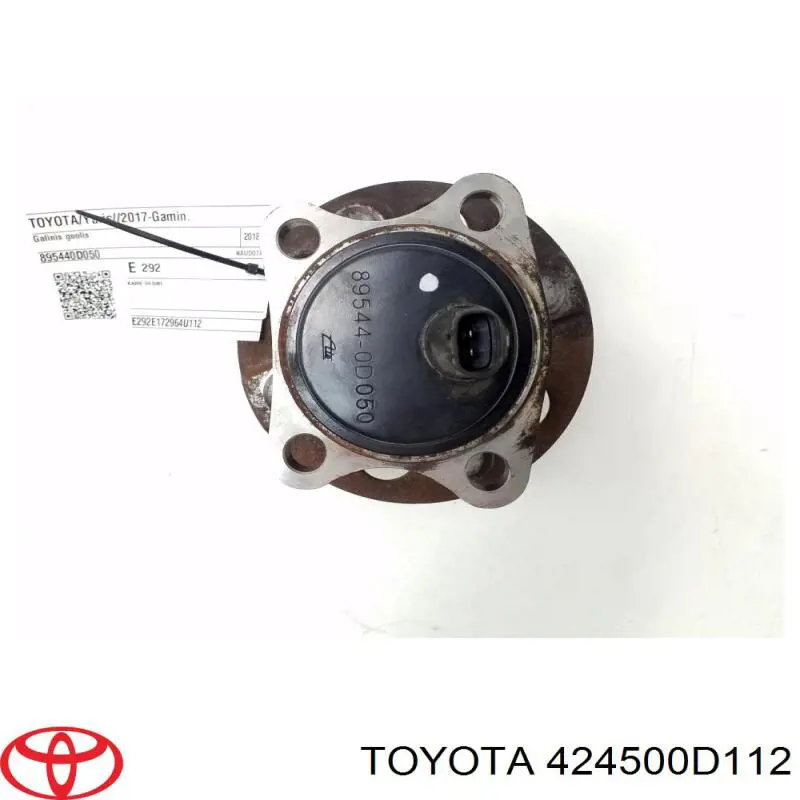 Piasta tylna Toyota 424500D112 cena, od 113,57 USD