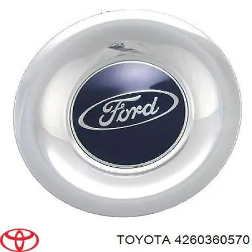 Do koszyka 4260360570 Toyota Kołpak do obręczy koła
