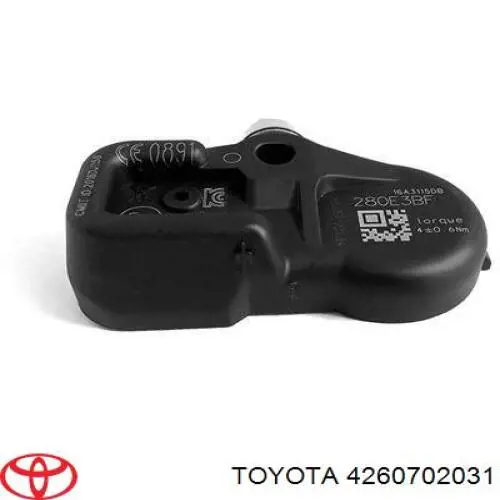 Czujnik ciśnienia w oponach Toyota 4260702031 cena, od 115,25 USD