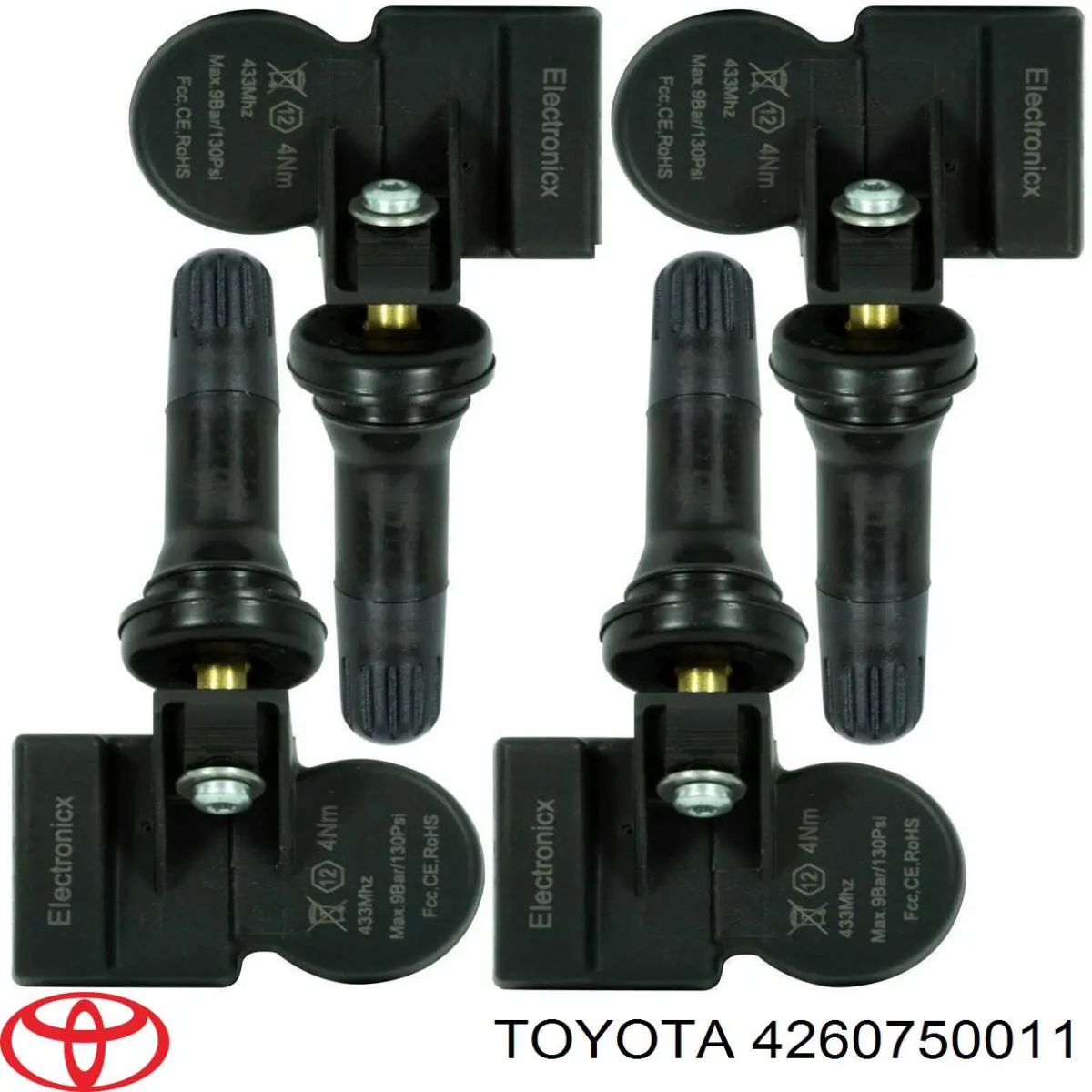 Czujnik ciśnienia w oponach 4260750011 Toyota