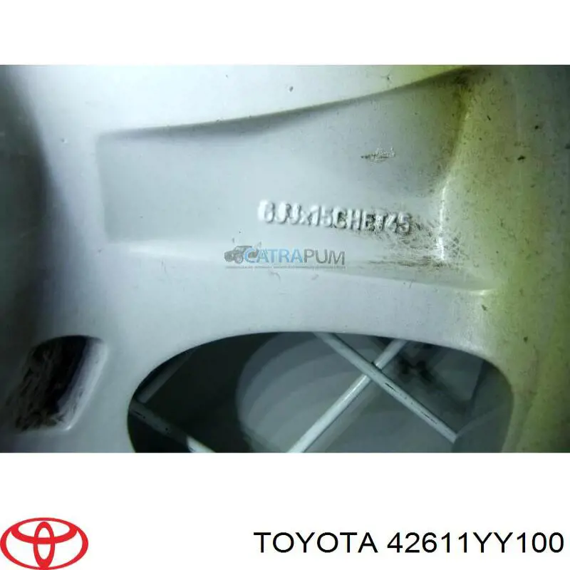 Do koszyka 4261102430 Toyota Felgi kół odlewane (lekkostopowe, tytanowe)