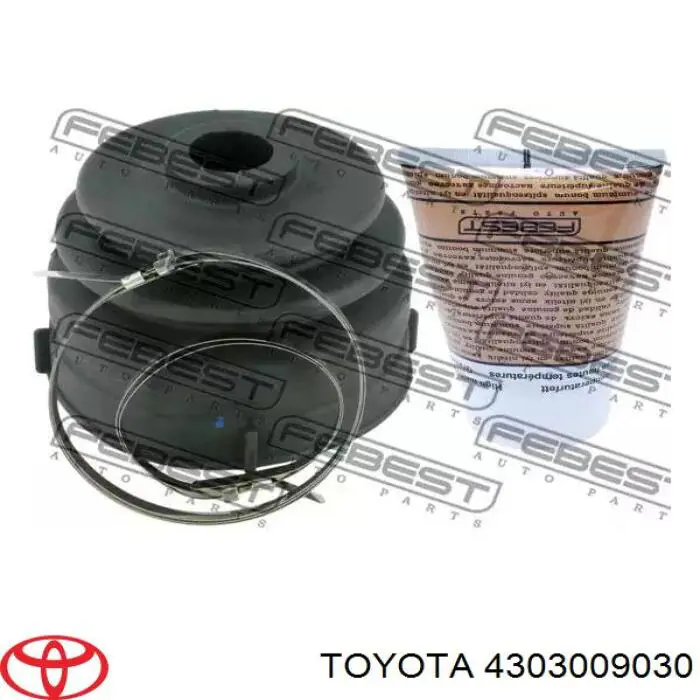 Do koszyka 4303009030 Toyota Przegub homokinetyczny wewnętrzny trójramienny