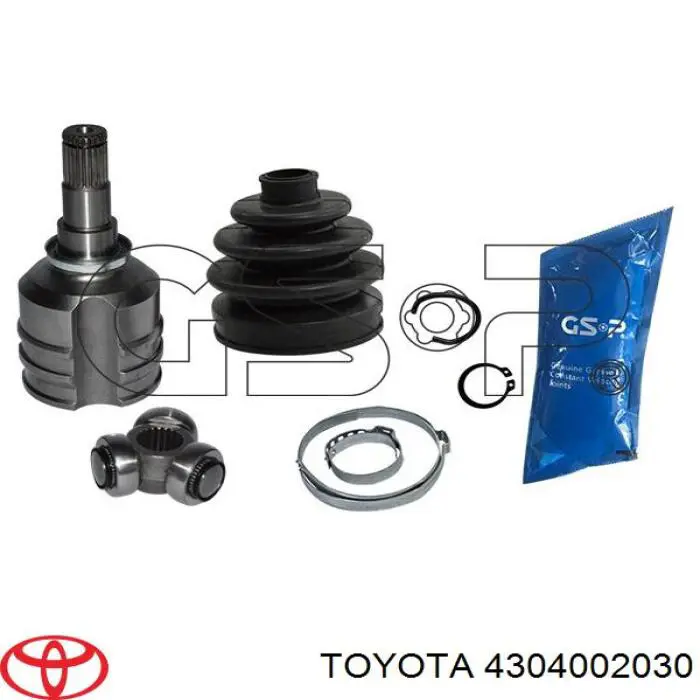 Do koszyka 4304002030 Toyota Przegub homokinetyczny przedni wewnętrzny