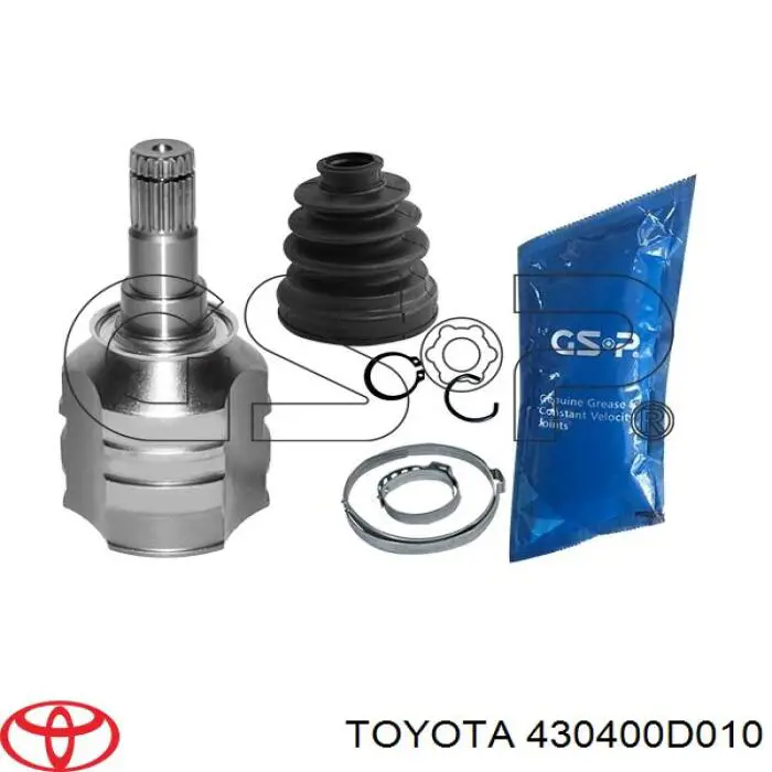Przegub homokinetyczny wewnętrzny przedni lewy Toyota 430400D010 cena, od 47,40 USD