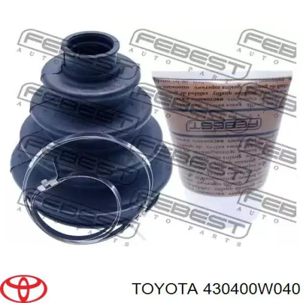 Przegub homokinetyczny wewnętrzny przedni lewy Toyota 430400W040 cena, od 195,31 USD