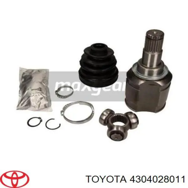 Do koszyka 4304028011 Toyota Przegub homokinetyczny wewnętrzny przedni lewy