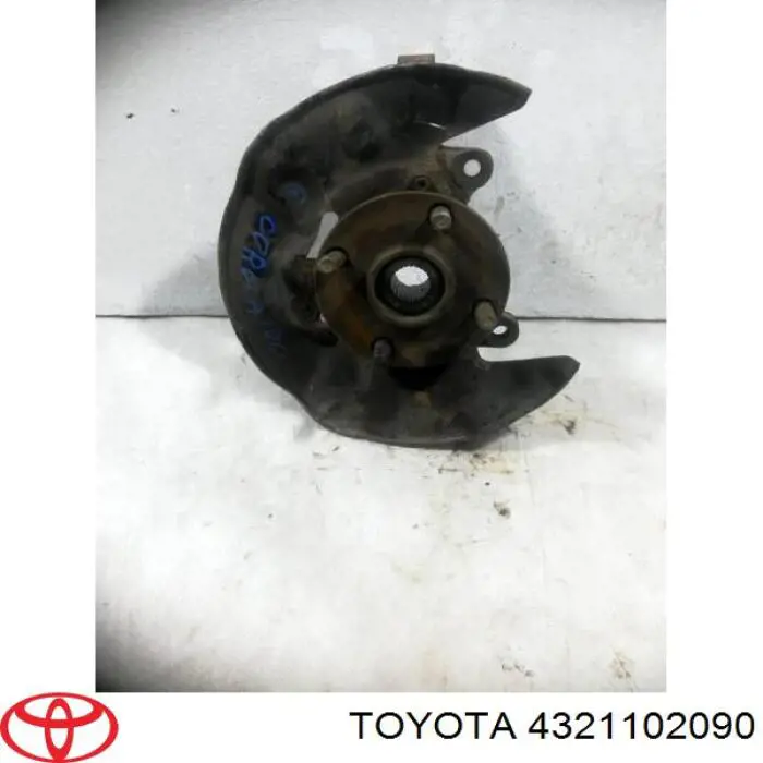 4321102080 Toyota Czop (zwrotnica) przedni prawy
