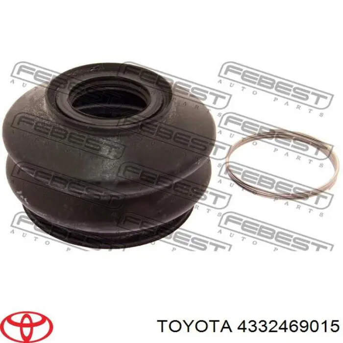 Osłona sworznia wahacza górnego (druga nazwa - osłona sworznia zwrotnicy górnego) Toyota 4332469015 cena, od 9,02 USD